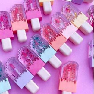 Ashyra Ice Cream Lip Oil & Lip Gloss Combo – Sweeten Up Your Beauty Routine (Pack of 6)