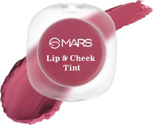 MARS Lip & Cheek Tint for Bold Pop Color | Demi Matte Finish | Dual Function