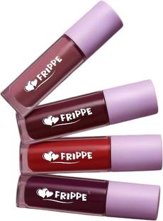 FRIPPE Jewel Tint matte ink bold lip color liquid lipstick combo pack of 4 peice