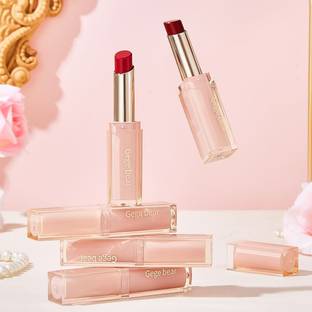 GEGE BEAR Glossy Lipstick – Rich Color, Smooth Glide & Long-Lasting Shine for All-Day Wear