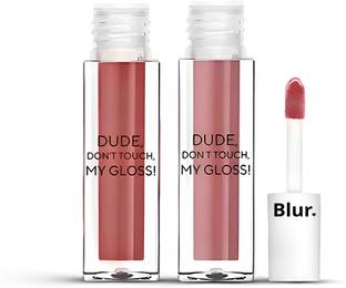 Blur India Blur Gloss Combo | Soft & Chocolate Brown | Hydrating Glosses 2.5ml Each