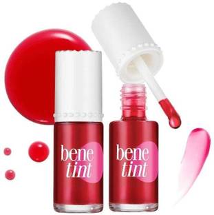 LOVE HUDA Lip Stain Tint, Ross Lip Gloss Multi Uses Eyes Lips Cheeks Bene Tint
