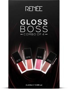 Renee See Me Shine Lip Gloss - Gloss Boss Combo of 4