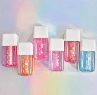 Ashyra Ultra-Hydrating Clear & Tinted Lip Oil for Glossy Finish (Pack of 6)