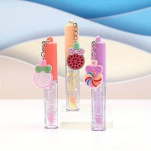 Ashyra Fruit Flavoured Moisturizing Lip Gloss (Pack of 3)