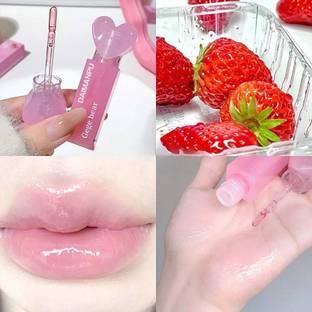 DAIMANPU GEGE Bear Heart-Shaped Lip Gloss: Long-Lasting & Hydrating
