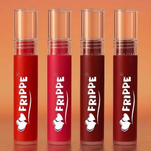 FRIPPE Molten Kiss matte ink bold lip color liquid lipstick combo pack of 4 peice