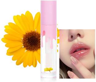 CATERINACHIARA Yellow Flower Lip gloss Moisturizing & Shiny Finish for All Hydrating lips