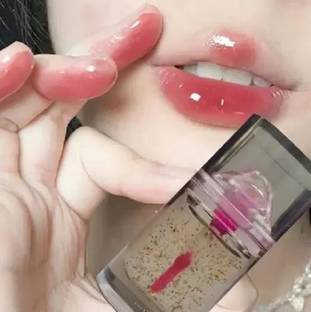 MYEONG Moisturizing Lip Gloss Pink Lip Gloss Tint For Dry Lip