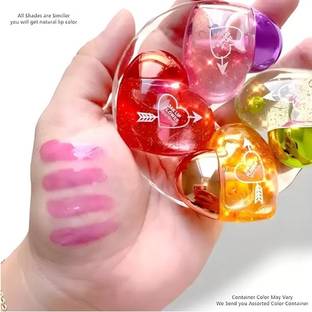 Yuency Korean Heart Shape Lipstick Gloss| Lip Gloss in Pink