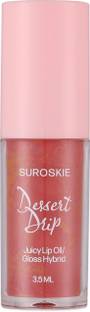 Suroskie Dessert Drip Lip Oil/ Lip Gloss Souffle Sheen, 3.5ml