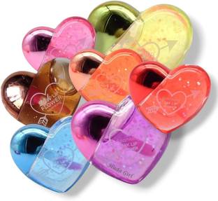 Ashyra Moisturizing And Hydrating Cute Heart Shaped Lip Gloss (Pack of 3)