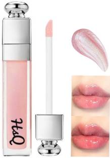 HSQ High-Shine Clear Pink Lip Gloss – Hydrating & Volumizing Finish