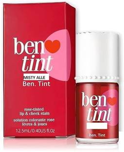 MISTY ALLE Korean Style Liquid Lip and Cheek Tint Rose (Pack of: 1, 12.5 g)