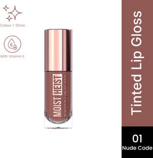 SWISS BEAUTY Moist Heist Tinted Lip Gloss Color+ Shine With Vitamin E -1 Nude Code