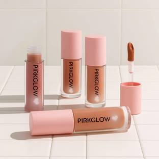 PIRKGLOW PoutPerfection Pink Lip Gloss Kit Shine Glossy&Moisturizing, Plumping LIPSTICK