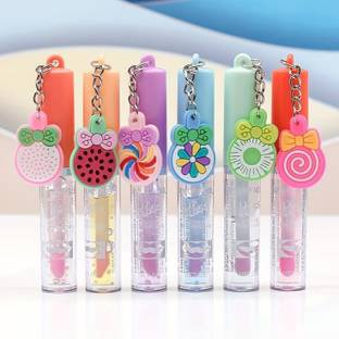 Ashyra Fruit Flavoured Moisturizing Lip Gloss (Pack of 6)