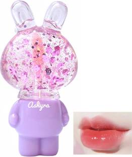 Ashyra Sparkling Lip Gloss – Bunny-Shaped, Glossy Finish, Kid-Friendly (Pack of 1)