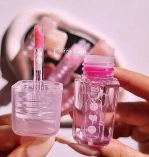 beinina Nourishing Plumping Lip Gloss LipbOil for Womens Glossy Pink Shade (1Pcs)