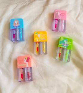Bajajbeautyshop Kawaii 2 in 1 lipgloss pack of 2