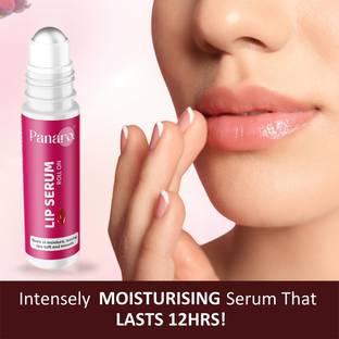 PANARO Natural Lip Plumping Serum Roll-On with Shea Butter & Cocoa Butter