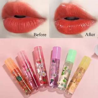 FELICECHIARA Gloss Waterproof Long Lasting Makeup Sexy Lip Glow Oil Moisture Lip Grapefruit Pineapple, Orange Flower, Fruit Punch, Mint, Cherry, Strawberry, Blueberry