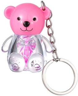 VBA Teddy Bear Shape Keychain Lipgloss Waterproof Longlasting PACK OF 1
