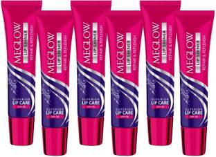 meglow Lip Shiner Repair & Replenish with SPF-15 for Women 15g Pack of 6