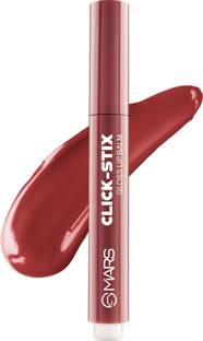 MARS Click Stix Gloss Lip Balm High Pigmented | Ultra-Glossy Finish | Non-Sticky
