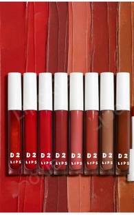 D2 LIPS Non-Drying Matte Lipsticks Combo – Mini Set of 8 | Nude & Red Shades