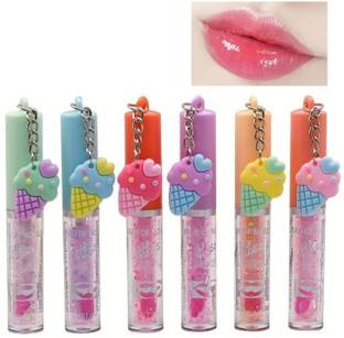 Ashyra Ice Cream Bottle Cap Lip Gloss (Pack of 6)