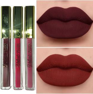 Facejewel HD Lipgloss Matte Texture Waterproof & Long Lasting 3Pcs