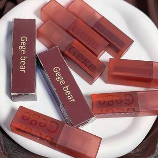 GEGE BEAR Soft Matte Lip Glaze, Long Wear, Lightweight Liquid Lipstick, 6 Rich Shades