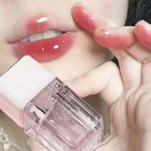 Emijun Pink Lip Plumper Gloss Crystal Jelly Oil Lip Tint
