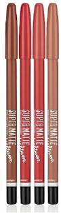 Facejewel Matte Glimmerstick Lipliner Multicolor 4pcs Set
