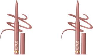 VERGE Glide On Lip Liner (Waterproof, Smudgeproof & Long Lasting Formula) Pack of 2