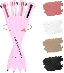 NYLI Professional Multi-Function 4 In 1 Portable Pen For Eyebrow Eyeliner Lip Liner Highlight Pen