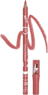 COLORS QUEEN 2 in 1 Eyeliner & Lip Liner Pencil with Sharpener Long Lasting Matte Lip Pencil