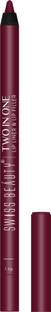 SWISS BEAUTY Two in One Lip Liner & Lip Filler Deep Maroon 11