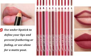 JANOST 100 % Super Professional Matte Lip Liner Set of 12