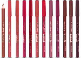 MATTLOOK Colorite Lip Pencil Long Lasting Smudge Proof Enriched&Vitamin E Glides Smoothly