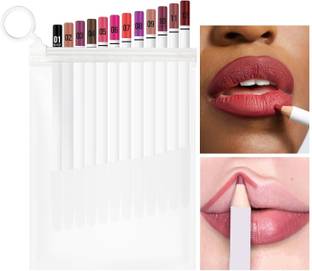 MYEONG Matte Liner | One Swipe Smooth Application | Long Lasting Lip Liner Pencil Combo
