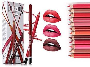 Scheibe Super Matte Lip Liner Set of 12