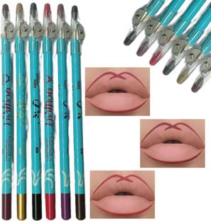 Gonegal 6 Color Matte Lip Liner Long-lasting, Waterproof, Soft And Smooth Lip Liner