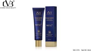 CVB Radiant Serum Foundation + Sunscreen Face Makeup SPF+30