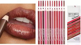 LILLYAMOR Perfect Lip Liner Pencil Set | Long Lasting, Waterproof