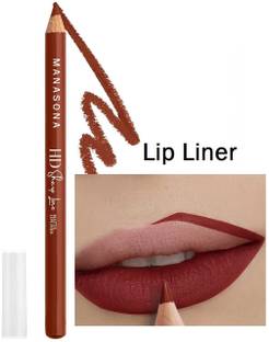 manasona Maroon Lip Liner | Smooth Application, Long Lasting & Travel friendly Lip Pencil