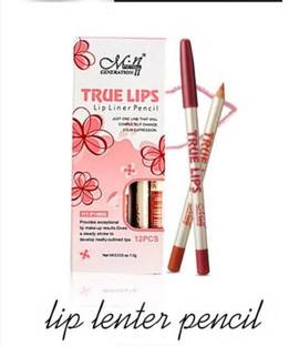 House Of Huda Waterproof Women Lip Liner Pencil Matte Finish (Pack of 12) In 12 Shades