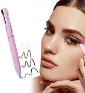 NYLI Professional 4 In 1 Makeup Pen Portable Eyebrow Eyeliner Lip Liner Highlight Eye Makeup Pen