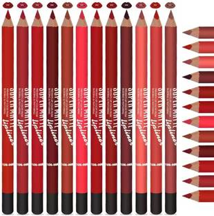 WECHARMERZ Waterproof Super Matte Pencil - Set of 12 Lipliner